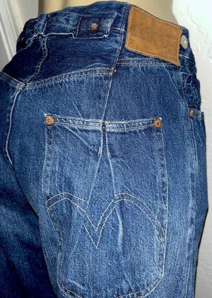 Levi's винтажная одежда LVC 501R 1915 джинсы пряжка назад Selvedge ствол 30 x 25 - Изображение 1 из 4