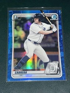 2020 Bowman Draft Chrome Daniel Cabrera BLUE /150 - Picture 1 of 1