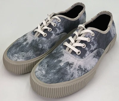 Tênis AllSaints Lex masculino tamanho 9 EUA cinza tingido novo sem caixa - Imagem 1 de 4