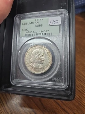 1892 P Au 58 Columbian Expo Pcgs Ogh - Image 1 of 2