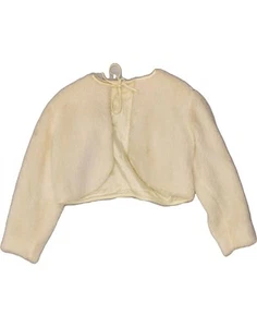 Vintage Damen Bolero Jacke UK 14 Large Off White AR08 - Bild 1 von 2