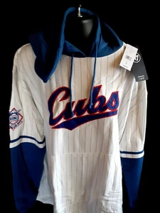 Sudadera Chicago Cubs Para Hombre '47 Marca Grande Alta Pin Stipe XLT a 6X Precio de venta sugerido por el fabricante $149. - Imagen 1 de 5