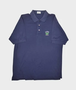 Vintage St Andrews Shirt Mens Large Golf Polo Scotland Harrods Short Sleeve - Picture 1 of 8