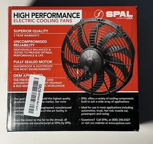 SPAL 30100403 6.50" Puller Style Low Profile 325 CFM Electric Fan - Foto 1 di 7