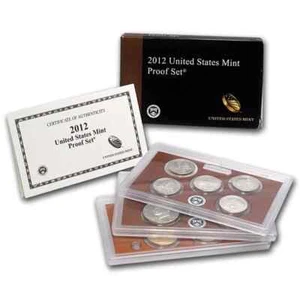 2012-S United States Proof 14 Coin Set in Box w/ COA - Picture 1 of 1