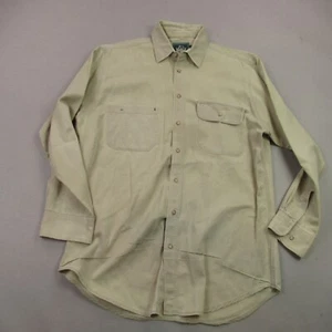 Woolrich Shirt Mens Medium Long Sleeve Button Front Vintage USA - Picture 1 of 10