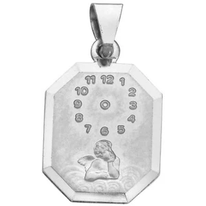 Basic Gold TG33 Kinder Anhänger Kinderschmuck Taufuhr mit Engel 14 Karat (585) - Bild 1 von 2