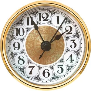 Mini Quartz Clock Insert 2.8 Inch (70 mm) Round Quartz Movement Miniature Clock - Picture 1 of 7