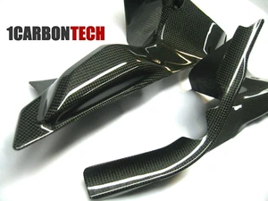 DUCATI 848 1098 1198 COMPLETO 100% FIBRA DE CARBONO VENTILACIÓN DE AIRE TABLERO CONSOLA CUBIERTAS DE ADMISIÓN - Imagen 1 de 10