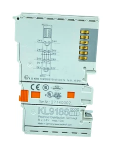 Beckhoff KL9186 Potential Distribution Terminal 8x24VDC Eight terminal Points - Picture 1 of 13