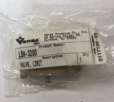 Versa Valve, Limit P/N LSN-3200