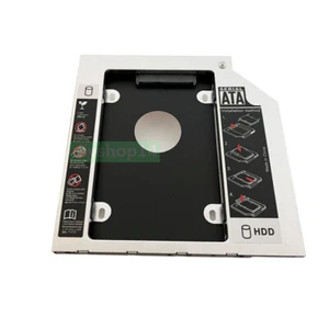 2nd SATA HD HDD SSD Caddy for HP Envy m4 m6-1000 17-j162ss 17-N003TX 17-j005TX - Afbeelding 1 van 6