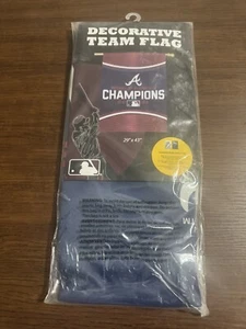 Atlanta Braves 2021 World Series Flag 29” x 43” New - Picture 1 of 2