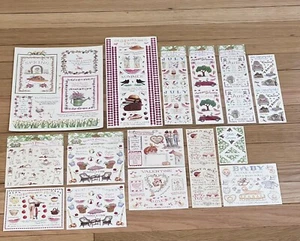 Lote de sucursales Susan de colección: hojas de pegatinas surtidas, bordes de álbumes de recortes, vacaciones - Imagen 1 de 3