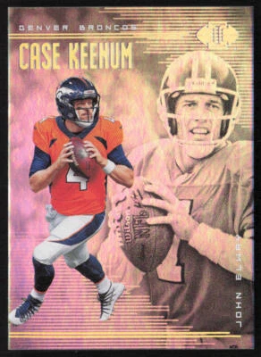 2018 Panini Illusions  Case Keenum / John Elway #64 - Image 1 of 2