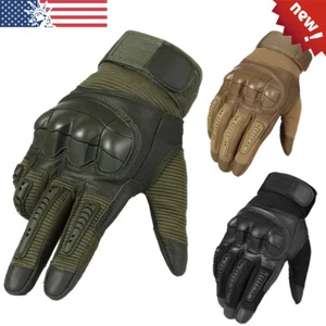 Guantes tácticos de dedo completo ejército policía militar tiro paintball trabajo de combate - Imagen 1 de 19