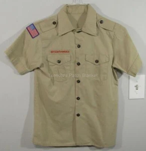 Boy Scout now Scouts BSA Uniform Shirt Size Youth Large SS FREE SHIPPING 118 - Picture 1 of 8