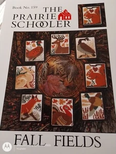 PRAIRIE SCHOOLER CAMPI AUTUNNALI TABELLA PUNTO CROCE BK 159 - Foto 1 di 2