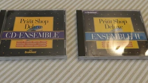 The PrintShop Delux CD Ensemble and Ensemble II Windows by Broderbund from 1994 - Picture 1 of 4