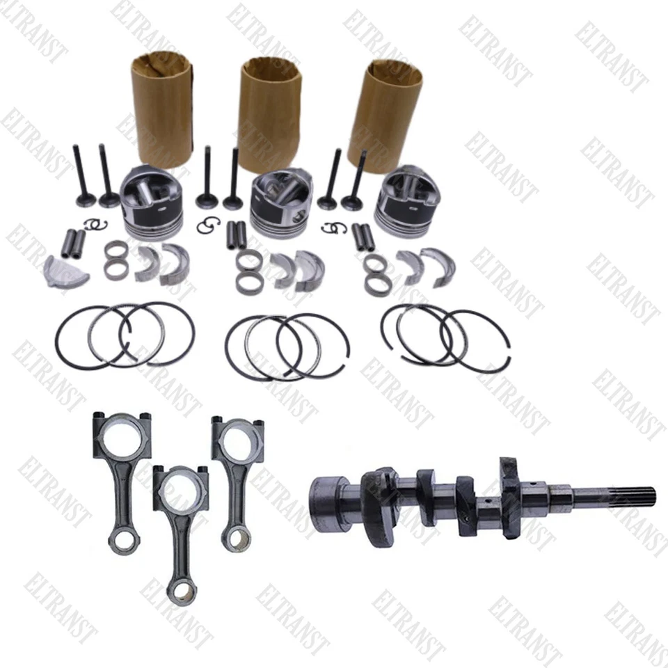 Standard Overhaul Rebuild Kit, Crankshaft, Connecting Rod for Kubota Engine D950 - Image 1 of 1