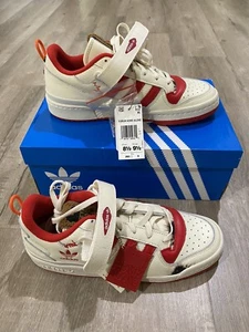 Adidas “Home Alone” Forum Low Red/White Sneakers Men’s 8.5 Shoes GZ4378 In Hand - Picture 1 of 5