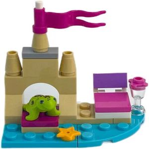 LEGO Friends Accessory Set Turtle on a Beach 25 Pcs Authentic Set 2 Inches Tall - Picture 1 of 3
