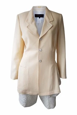 COMME DES GARCONS Vintage Lace Wool Short and Jacket Set (S | UK 6 | US 2) — 第 1/4 张图片