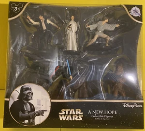 Star Wars: A New Hope Collectible Figures Set Luke Leia Han Solo Darth Vader New - Picture 1 of 9