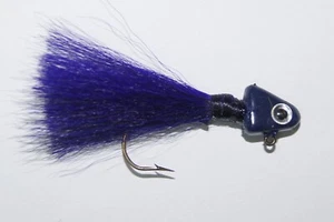Style 9 Shad Head Hair Jigs, Painted, Fresh or Saltwater Hooks, (4) Per Pack - Picture 1 of 22