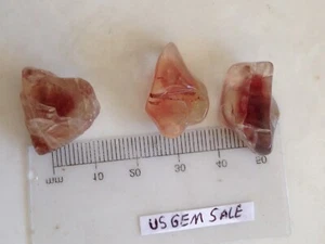 8767 Oregon Plush Sunstone rough Red lot 3 stones with weight of 14.6 GM - Picture 1 of 4