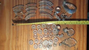 vintage maria theresa glas crystal drops chandeliers light parts - Picture 1 of 7