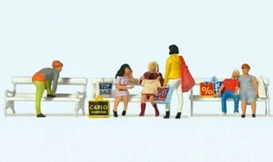 Figure Preiser H0 (10738): Acquirenti Su Panchina - Bild 1 von 1