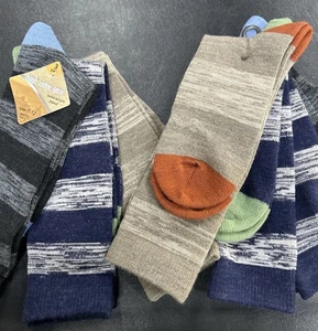 Calcetines High Ridge Gear mezcla de lana 6 pares zapatos para mujer talla 9-13 zapatos para hombre 8-12 L - Imagen 1 de 5