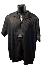 NWT Casa Moda Couture Botton Up Shirt,short Sleeves,black, Size XL#26 - Picture 1 of 15