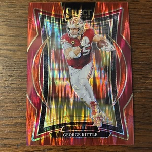 2024 Panini Select - Concourse George Kittle #58 Red Shock Prizm /249 - Picture 1 of 11