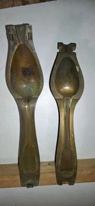 LÖFFELFORM VERZIERT AUS BRONZE - Bild 1 von 3