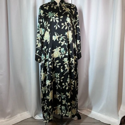 Kimono Natori De Colección Talla S? Bata de caftán floral abrigo ropa de salón bolsillos con cremallera completa Foto 1 de 4
