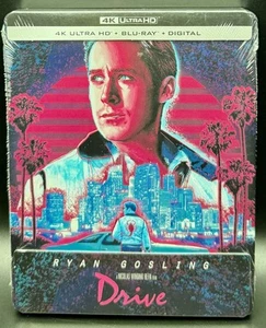 DRIVE (DOLBY VISION ATMOS) US EXCLUSIVE 4K UHD BLURAY STEELBOOK *NEW & SEALED!* - Picture 1 of 21