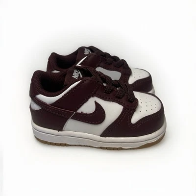 Nike Dunk Low BTE TD White Burgundy Crush HJ9285-100 Toddlers Size 4C! Brand New - Image 1 of 4