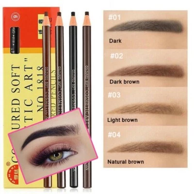 Eyebrow Rope pencil pack 12 sticks Smooth texture beautiful color long... - Image 1 of 4