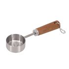 Easy to Clean Rust Proof Measuring Spoons Cups with Comfortable Wood Handles