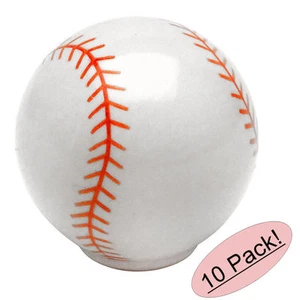 *Paquete de 10* Perno de hardware de gabinete redondo de béisbol Cosmas Athleticz serie 67121 - Imagen 1 de 1