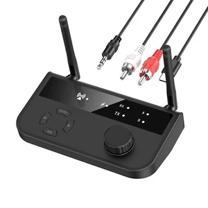 Bluetooth 5.3 Transmitter Empfänger, Dual Connection Bluetooth Audio Adapter, - Bild 1 von 7
