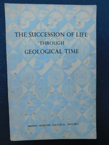 VINTAGE ROCK FOSSIL ZOOLOGY BOOK THE SUCCESSION OF LIFE THROUGH GEOLOGICAL TIME - Picture 1 of 16