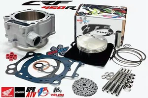 09-16 CRF450R CRF 450R 100mm Big Bore Kit Cylinder Complete Top End Rebuild Kit - Picture 1 of 24