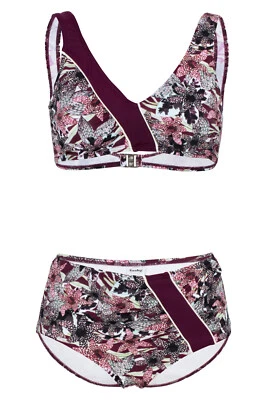 Fashy Damenbademode Schalen Bikini Gr. Cup C 46 C 48 weinrot 23576 - Bild 1 von 3