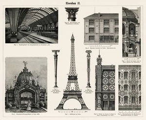 13194.Decor Poster.Home wall.Room vintage art design.Torre Eiffel.Architecture - Picture 1 of 1