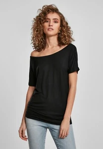 Mujer Camiseta Extra Largo Corte Sola Jersey Extragrande Cuello Redondo XS - 5XL - Imagen 1 de 5
