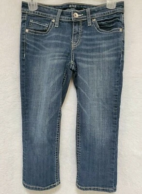 Pantalones de mezclilla capri para mujer ANA A New Approach talla 28 6 Petite 6P azules Foto 1 de 4