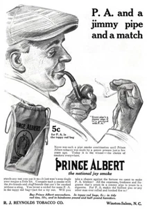 PRINCE ALBERT TOBACCO *2X3 FRIDGE MAGNET* VINTAGE ADVERTISEMENT STOCKING STUFFER - Picture 1 of 2